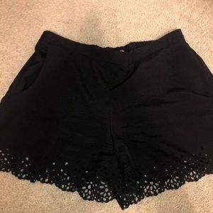 Black shorts